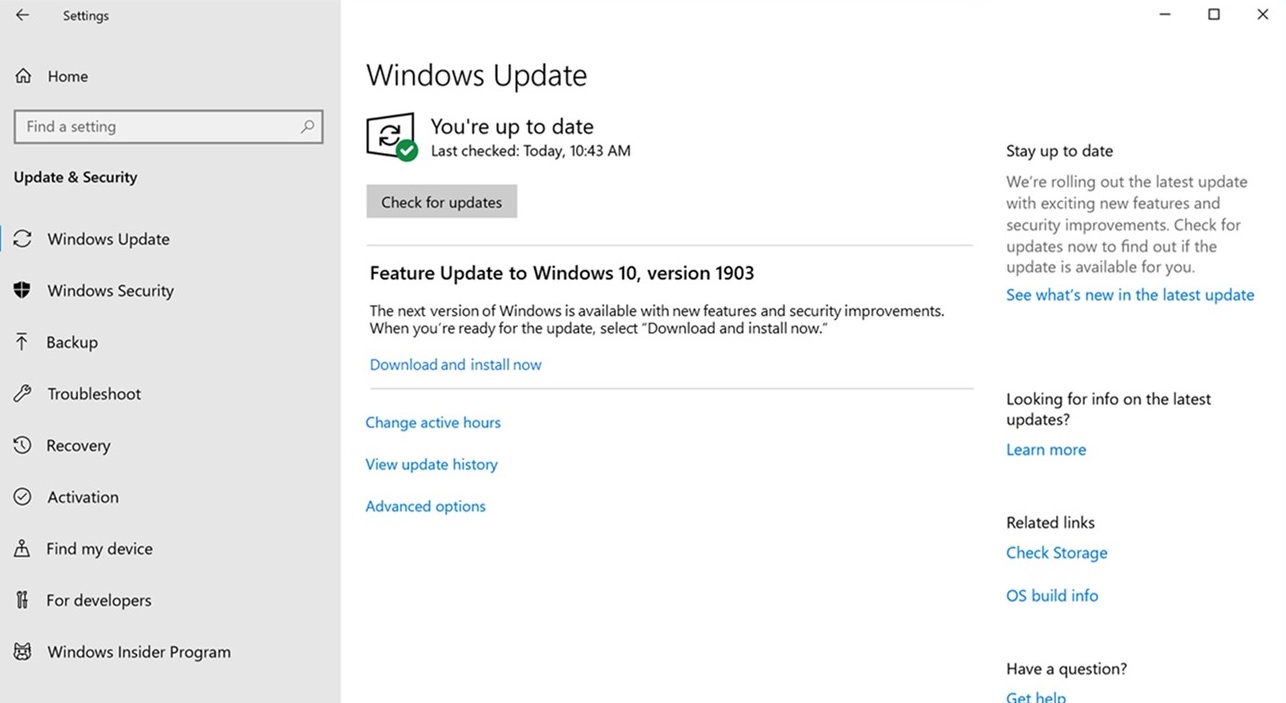 Windows Update improvements