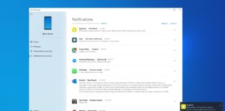 Your Phone app for Windows