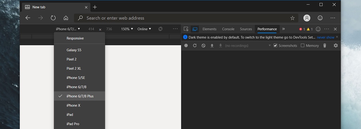 Edge developer tools