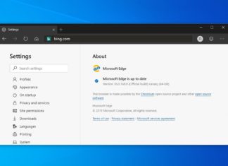 Edge on Windows