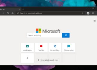 Edge on desktop