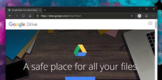 Google Drive in Edge