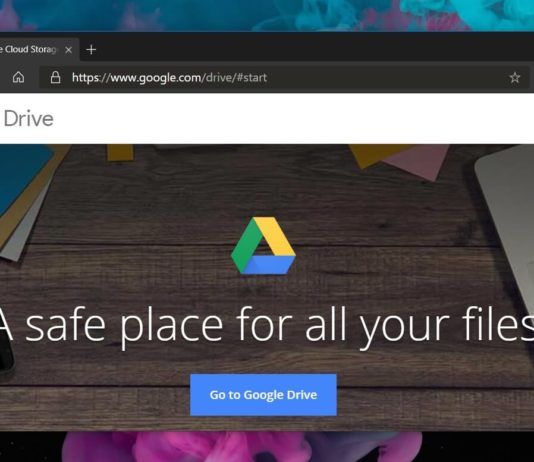 Google Drive in Edge