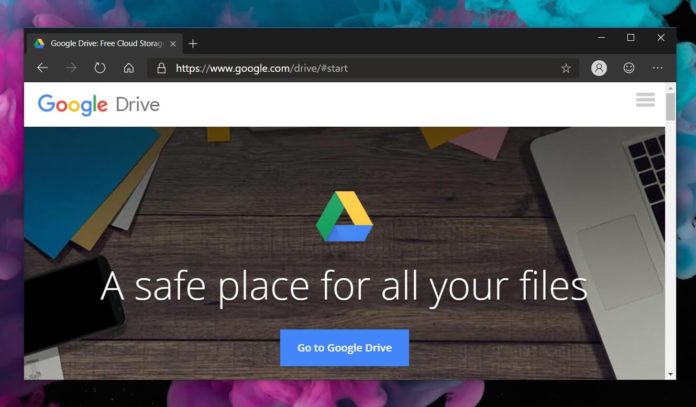 Google Drive in Edge