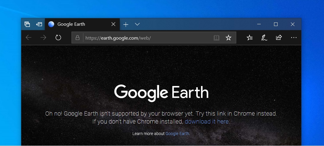 Google Earth on Edge