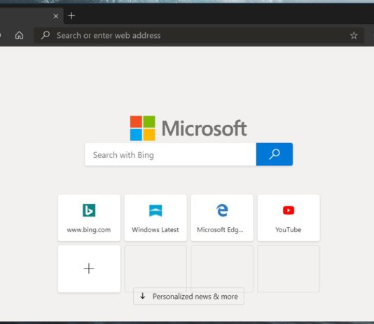Microsoft Edge browser