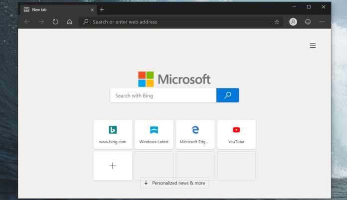 Microsoft Edge browser