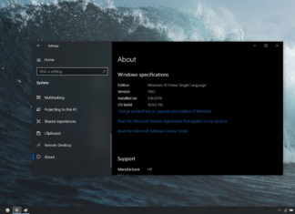 Windows 10 May 2019 Update patch