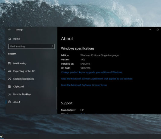 Windows 10 May 2019 Update patch