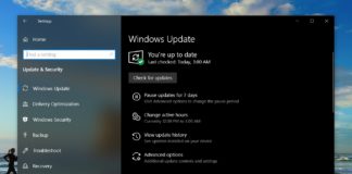 Windows 10 version 1903 patch