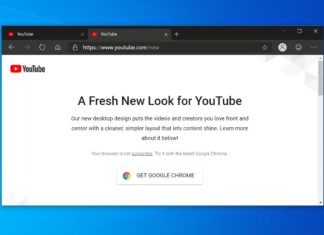 YouTube unsupported