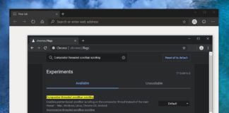 Chrome Edge on Windows 10