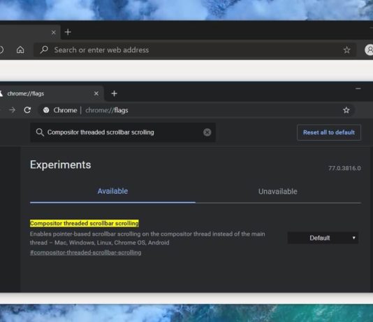 Chrome Edge on Windows 10