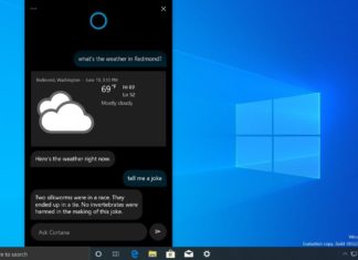 Cortana UI