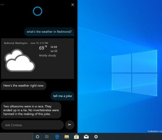 Cortana UI