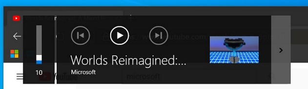 Edge media overlay