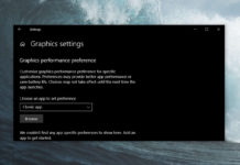 Graphics settings in v1903