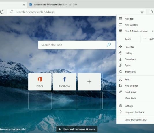 Microsoft Edge for Windows 7