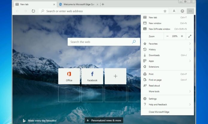 Microsoft Edge for Windows 7