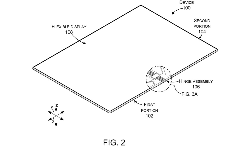 Microsoft foldable design