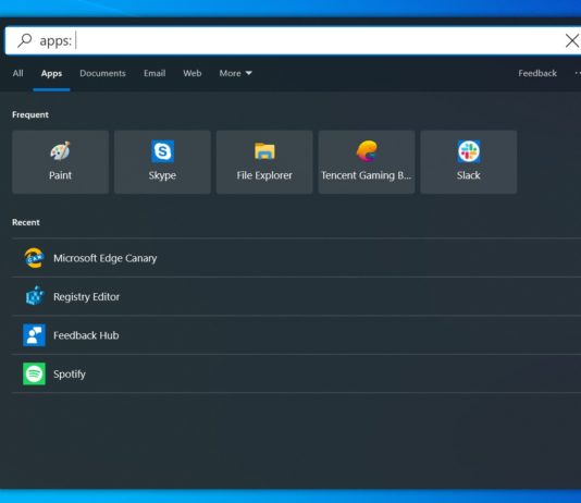 Windows 10’s hidden Immersive search has rounded corners and more Rounded corners