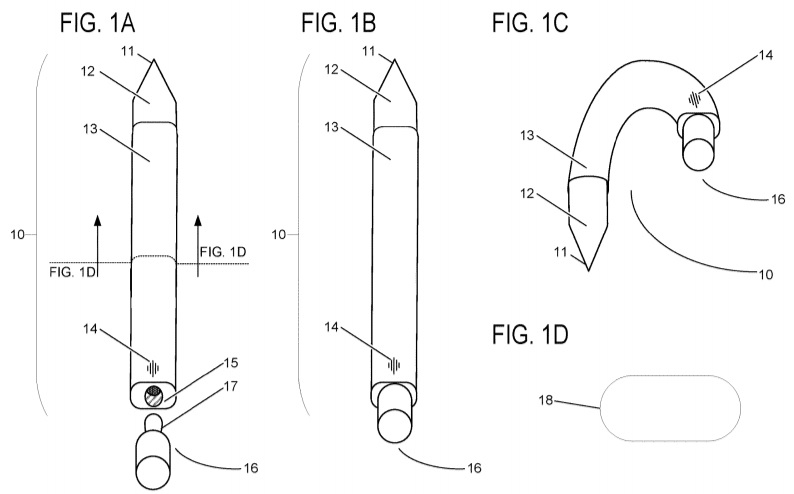 Surface Pen flexible patent