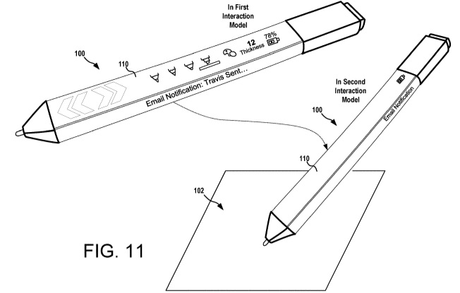 Surface Pen with email status