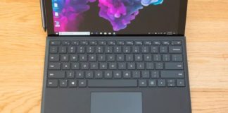 Surface keyboard