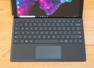 Surface keyboard