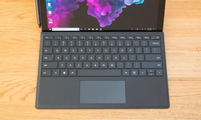 Surface keyboard