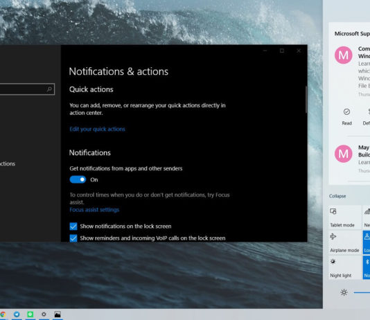 Windows 10 20H1 features