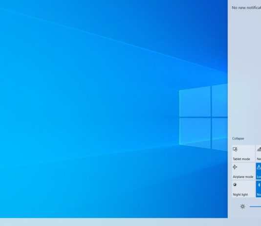 Windows 10 light desktop