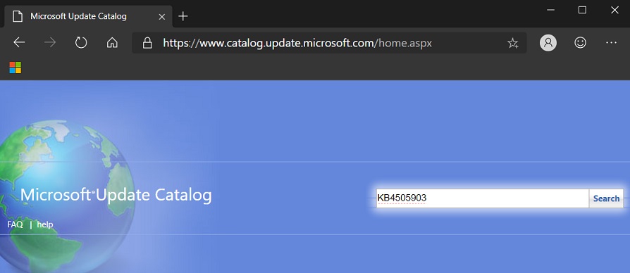 Microsoft Update Catalog