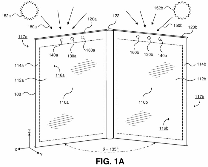 Microsoft dual-screen patent