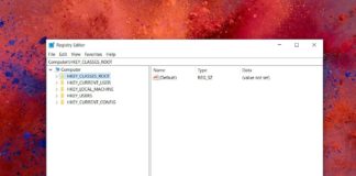 Registry on Windows