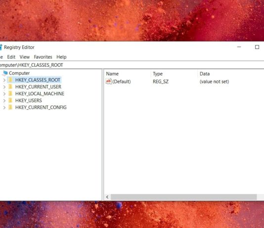 Registry on Windows