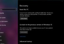 Reset this PC