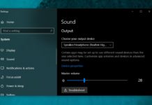 Windows 10 audio settings