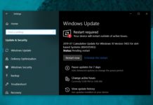 Windows 10 cumulative update