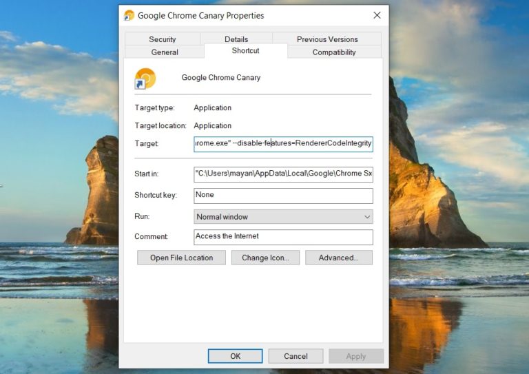 Chrome Canary crashes on Windows 10 with 'Aw, snap' error