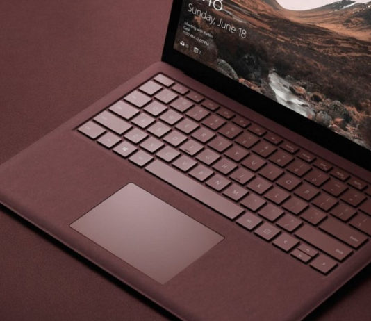 Microsoft Surface touchpad