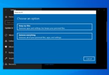 Windows 10 Reset