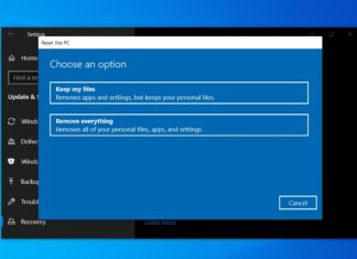Windows 10 Reset