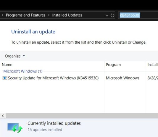 Windows 10 version 1903 gets a new Servicing Stack Update Windows 10 SSU KB4515530