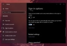 Windows 10 apps restart