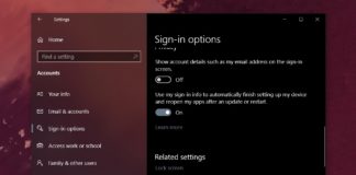 Windows 10 apps restart
