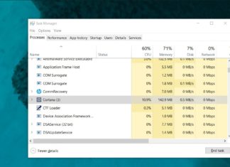 Windows Cortana usage