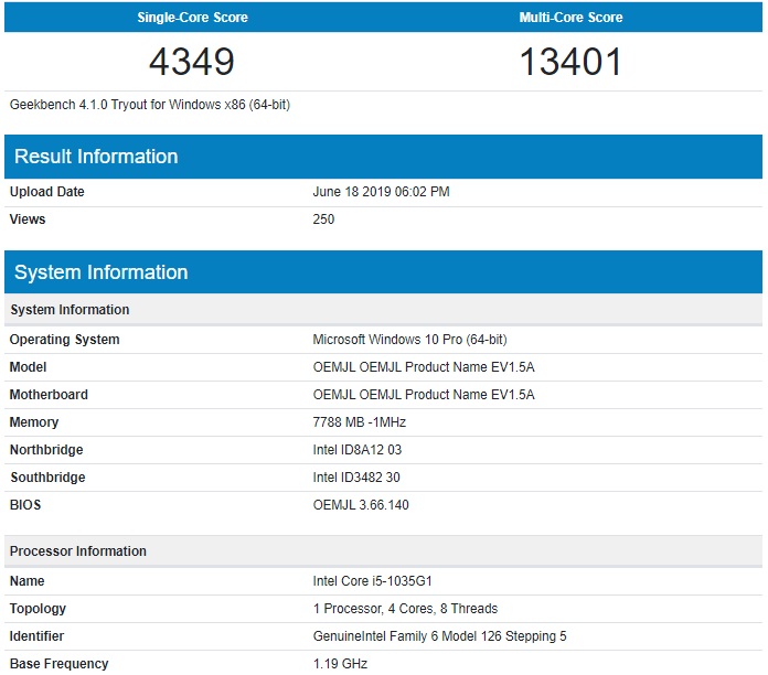 Surface Pro benchmark