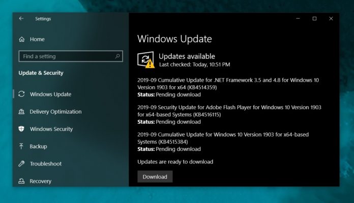 Windows 10 KB4515384