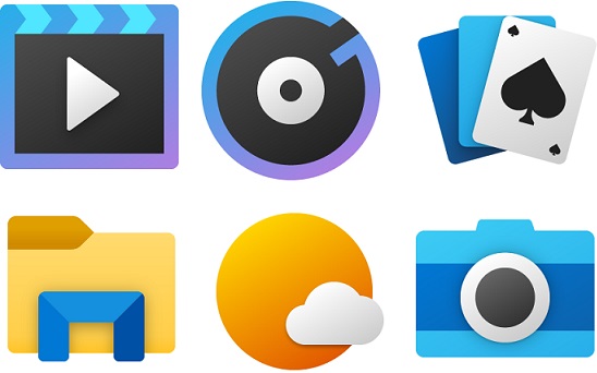 Windows 10 icons